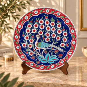 Hayat Ağacı ve Tavus Kuşu Desenli 30 cm